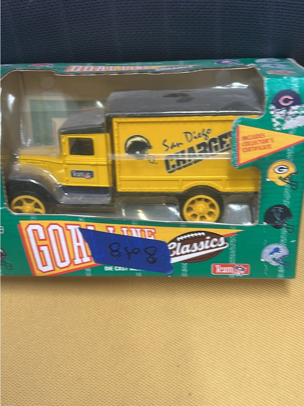San Diego Chargers Yellow Die-Cast Classic Toy Truck - Kids Toys